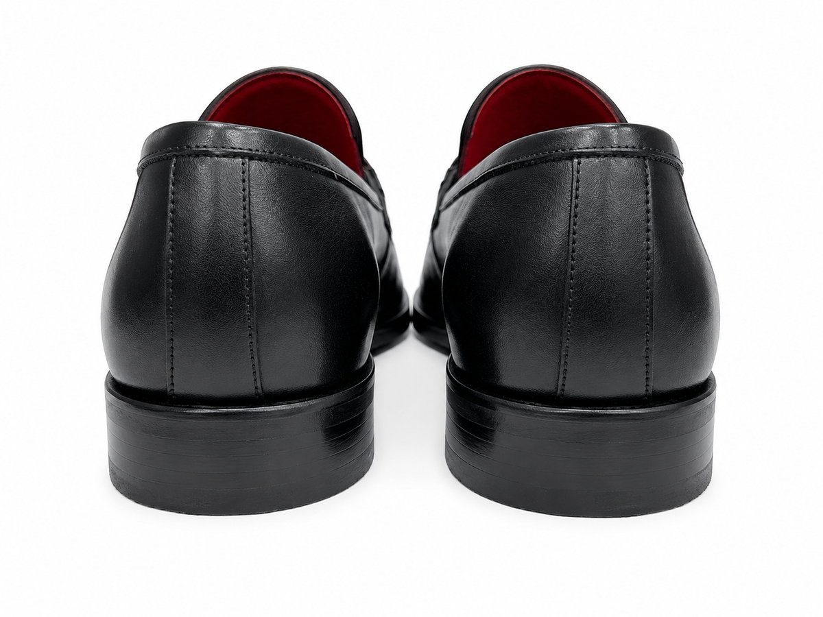Black Istanbul Fashion by Raad Matte With Unique Detailed Leather- 7777