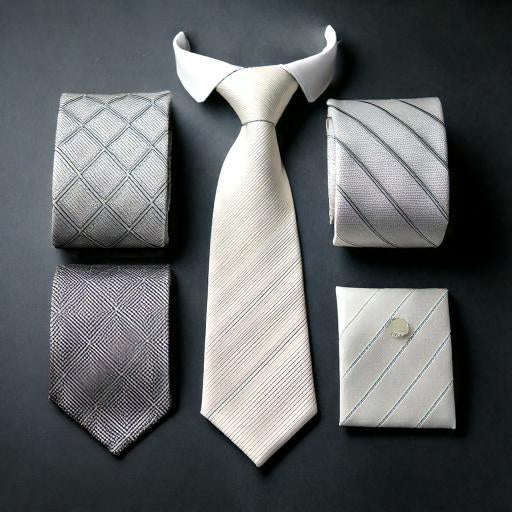 Elegant Tie Set -Tie and Pocked Square Set