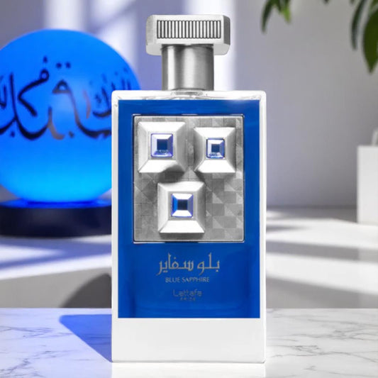 Lattafa Pride Blue Sapphire Eau de Parfum Spray for Everyone -3.4 oz / 100 ml