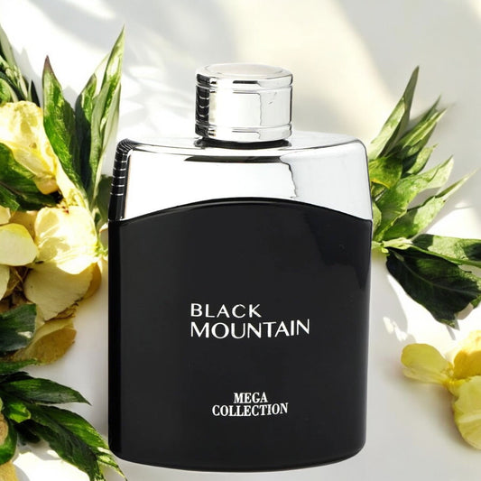 Mega Collection Black Mountain  - 3.4 oz / 100 ml Eau de Parfum Spray Men