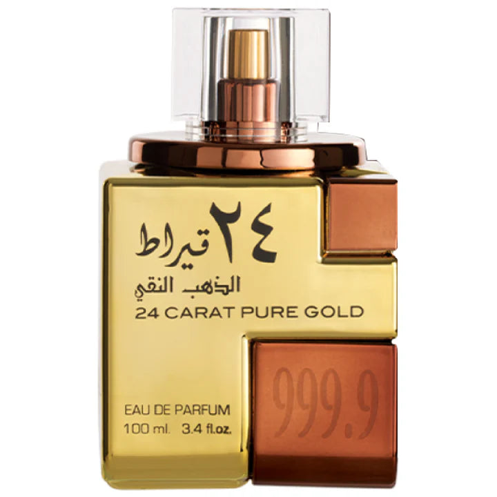 24 Carat Pure Gold Eau de Parfum for Everyone - 3.4 oz / 100 ml Eau de Parfum Spray