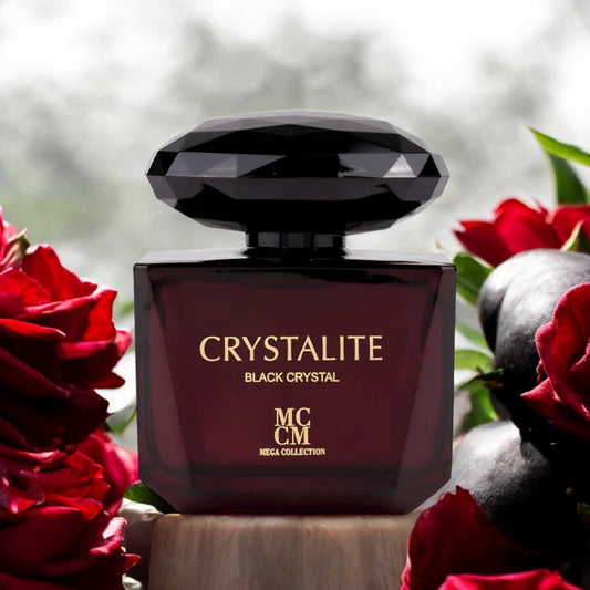 Mega Collection Crystalite Black Crystal Eau de Parfum for Women - 3.4 oz / 100 ml Eau de Parfum Spray