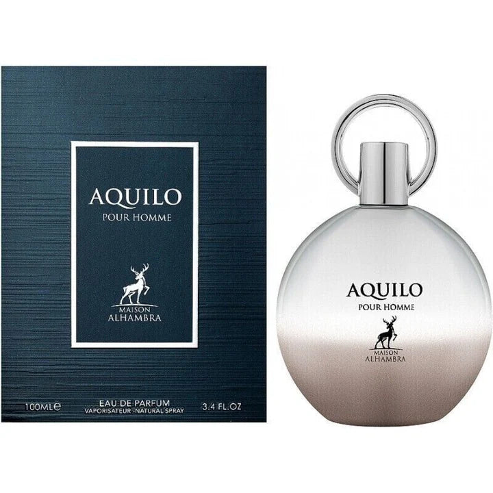 Aquilo Pour Homme Eau de Parfum for Men-100 ML-3.4 fl.oz.