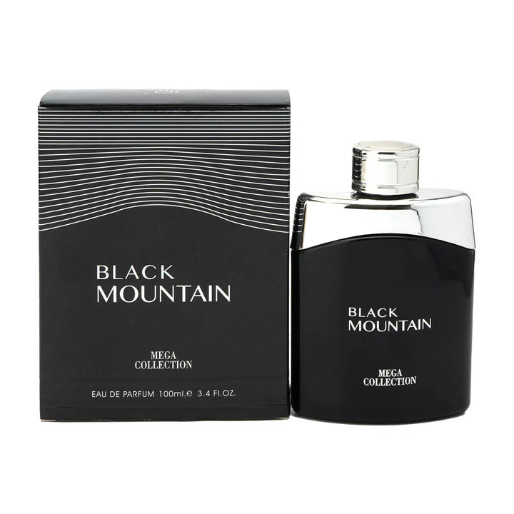 Mega Collection Black Mountain  - 3.4 oz / 100 ml Eau de Parfum Spray Men