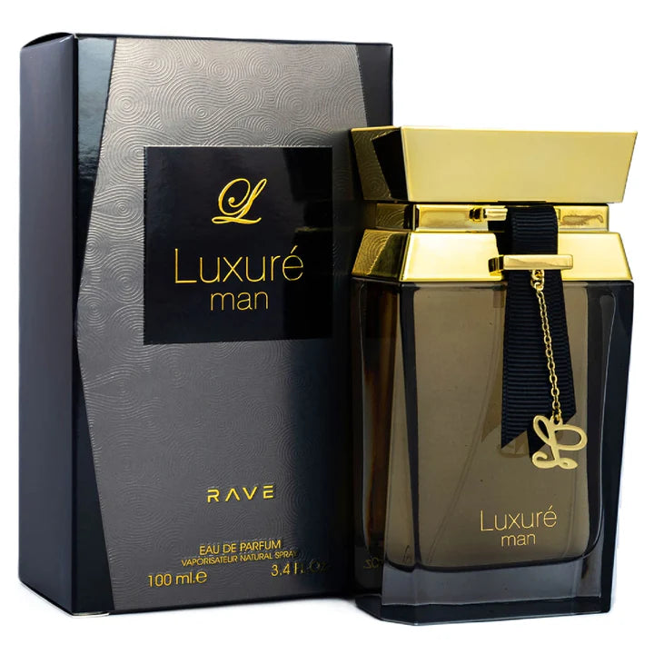 Rave Luxure Man  for Men-3.4 oz / 100 ml Eau de Parfum Spray
