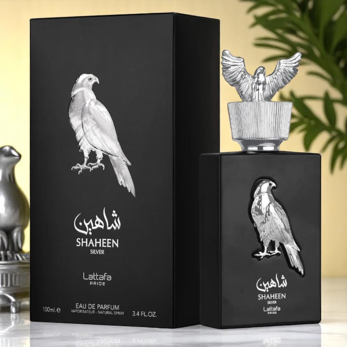 Lattafa Pride Shaheen Silver Eau de Parfum for Everyone -3.4 oz / 100 ml