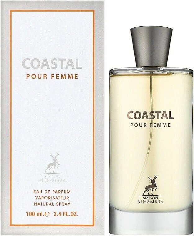 Coastal Pour Femme Eau de Parfum for Women -3.4 oz / 100 ml
