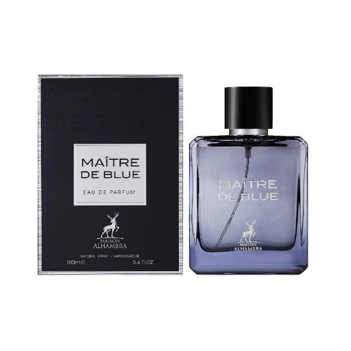Maitre De Blue Eau de Parfum for Men -3.4 oz / 100 ml