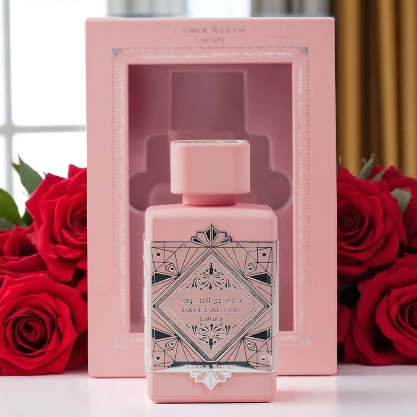Lattafa Bade'e Al Oud Noble Blush Eau de Parfum for Everyone -3.4 oz / 100 ml