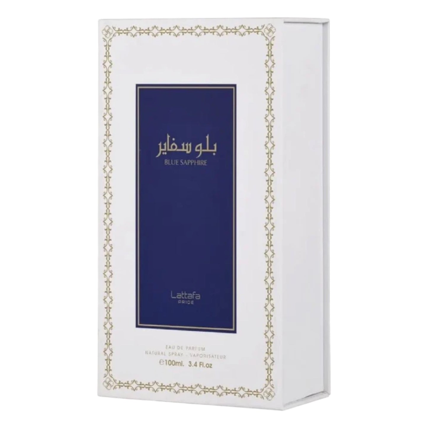 Lattafa Pride Blue Sapphire Eau de Parfum Spray for Everyone -3.4 oz / 100 ml