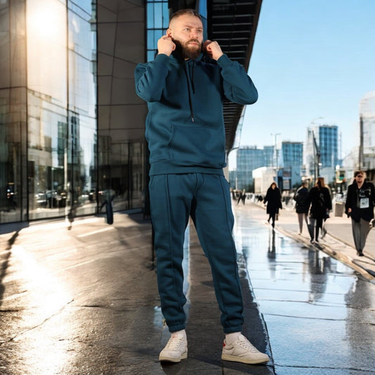 Two-Pieces Set Blue Sapphire - Hoodie and Sweatpants