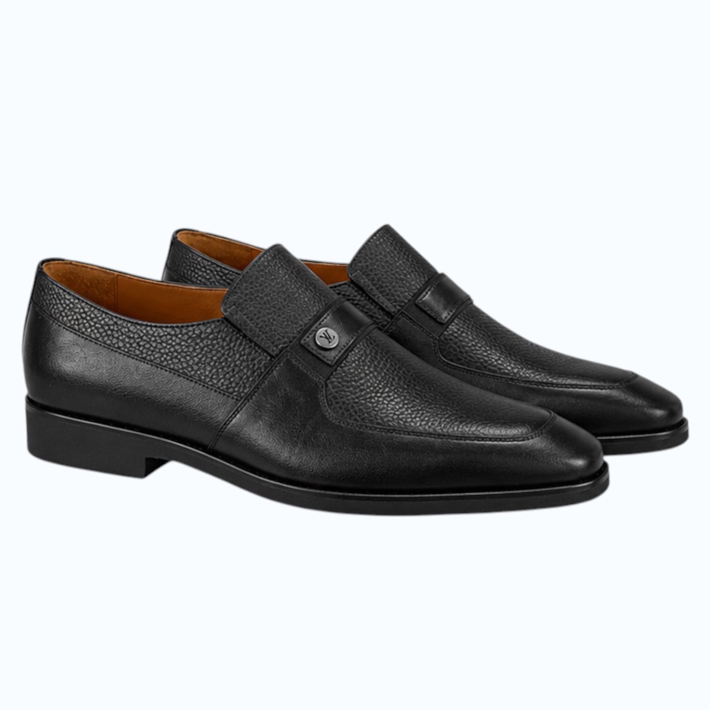 Premium Turkish Leather -  Black IF. Shoes - 4032