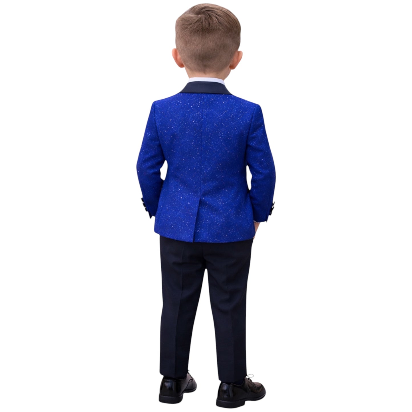 Kids Full Suit - Royal Blue  Sparkly Jacket, Vest, and Pants