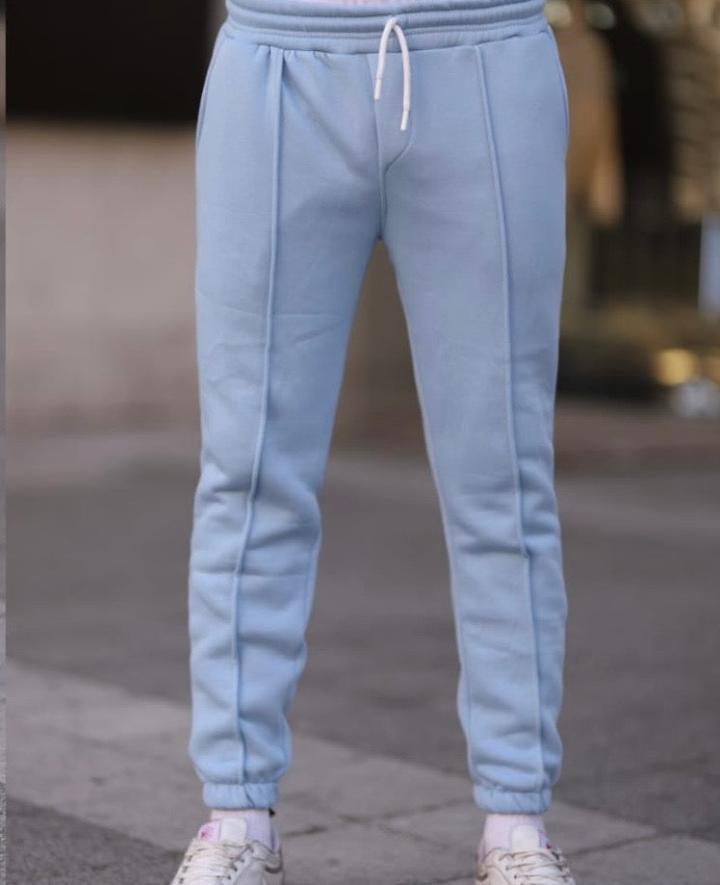 Two-Pieces Set Dusty Blue- Hoodie and Sweatpants