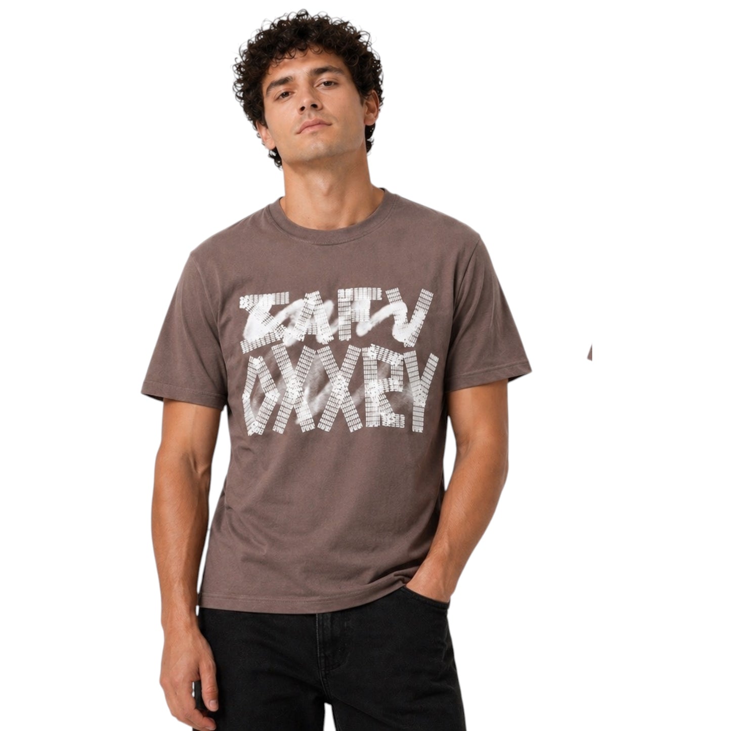 Light Summer T-Shirt- Graphic  Dusty Mauve
