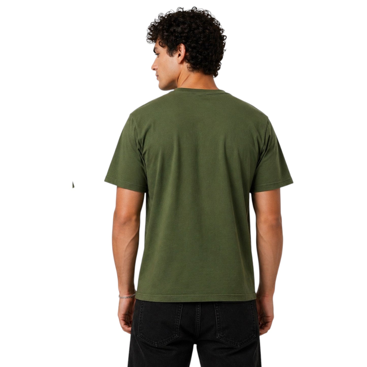 Light Summer T-Shirt- Graphic Olive Green