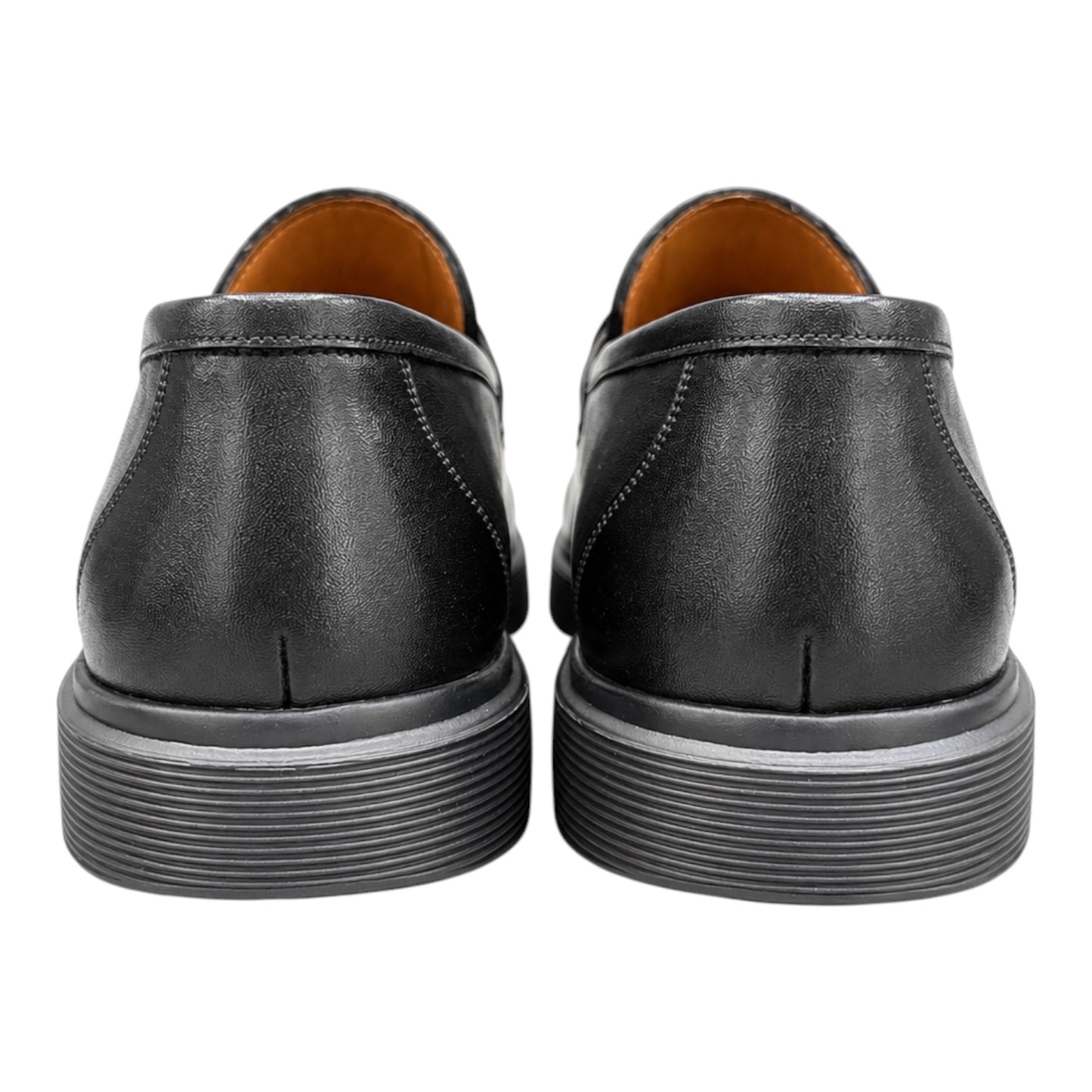 Premium Turkish Leather -  Black IF. Shoes with Silver Hardware- 3784