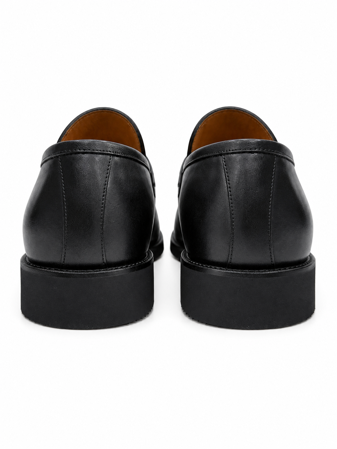 Premium Turkish Leather -  Black  IF. Shoes with Chrome Hardware- 2045-4