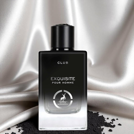 Maison Alhambra Exquisite Club Pour Homme Eau De Parfum Spray -  3.4 Ounce / 100 ml