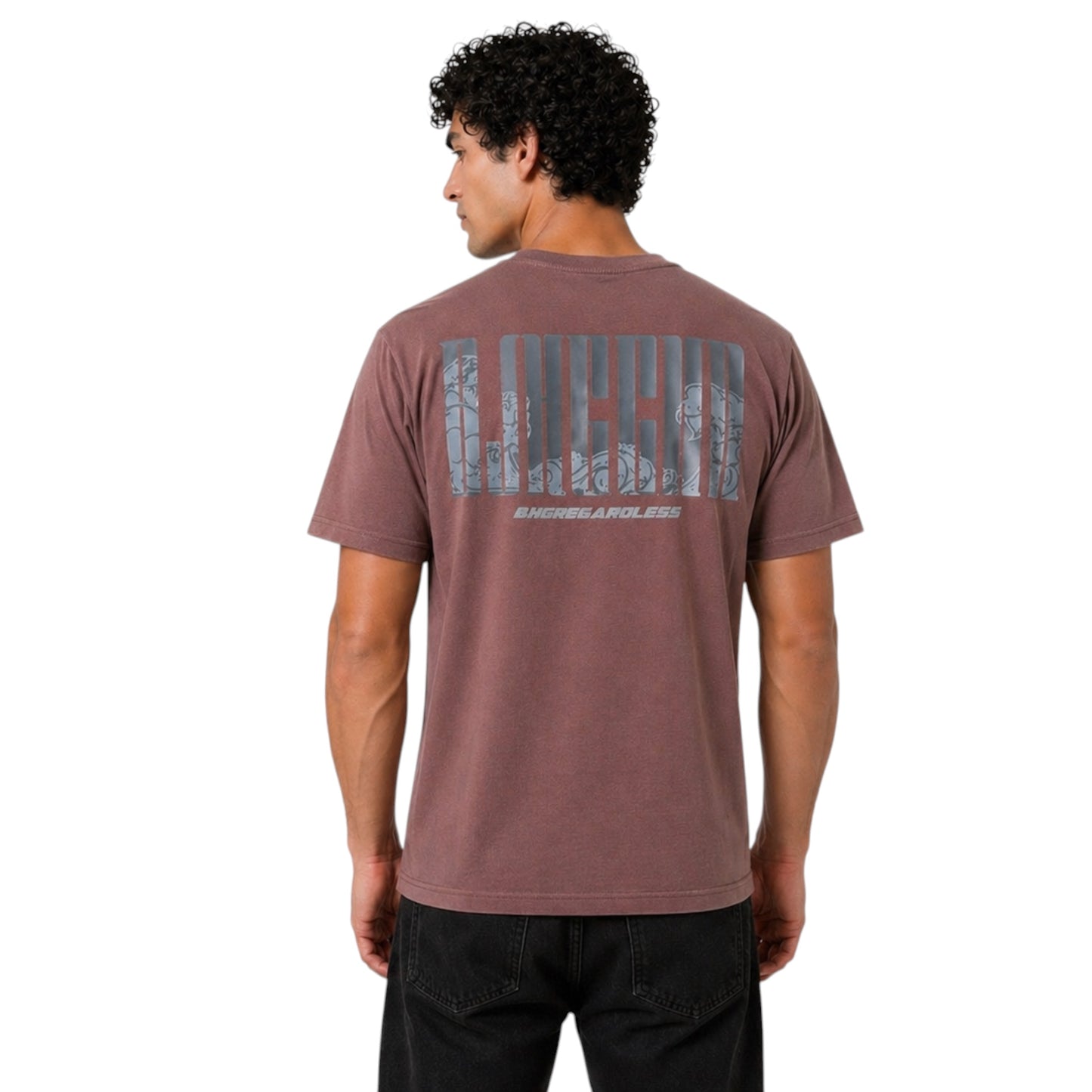Comfortable  Summer T-Shirt- Brown