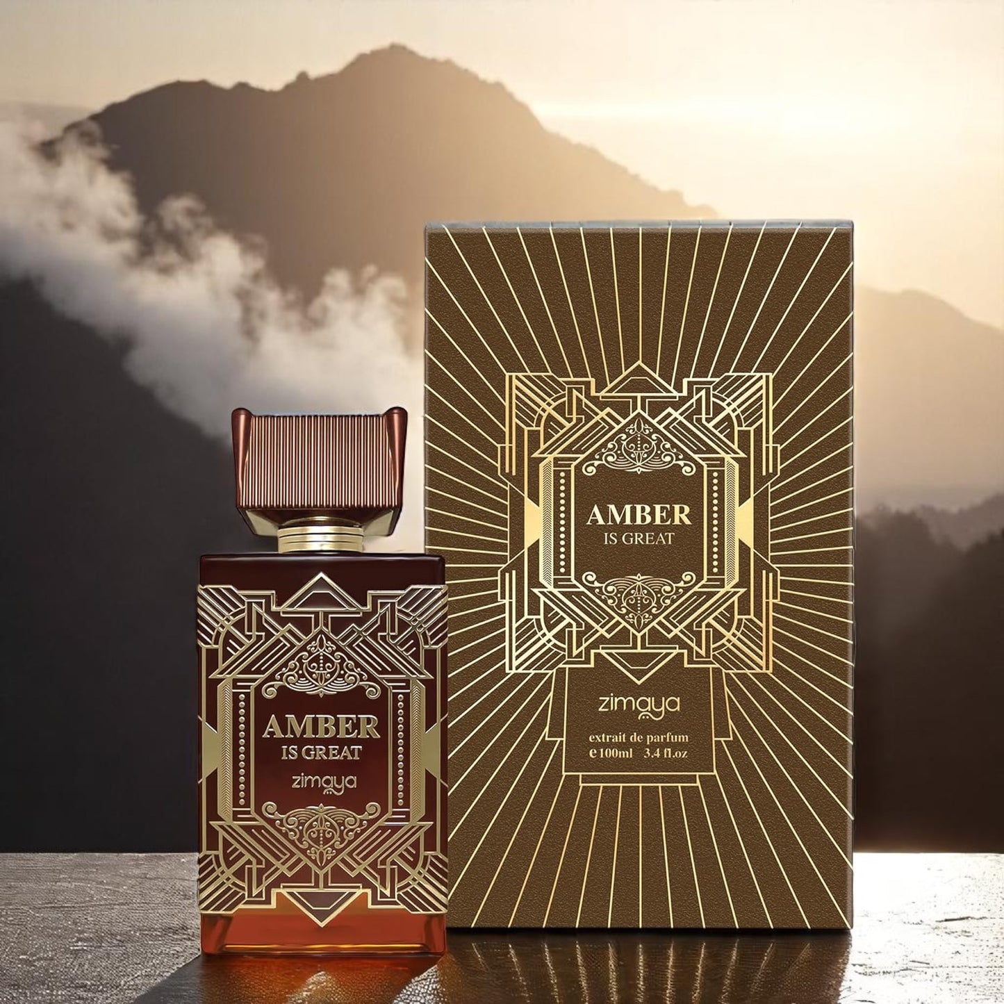 ZIMAYA AMBER IS GREAT BY AFNAN - U 3.4 EDP SPR - 100 ml.