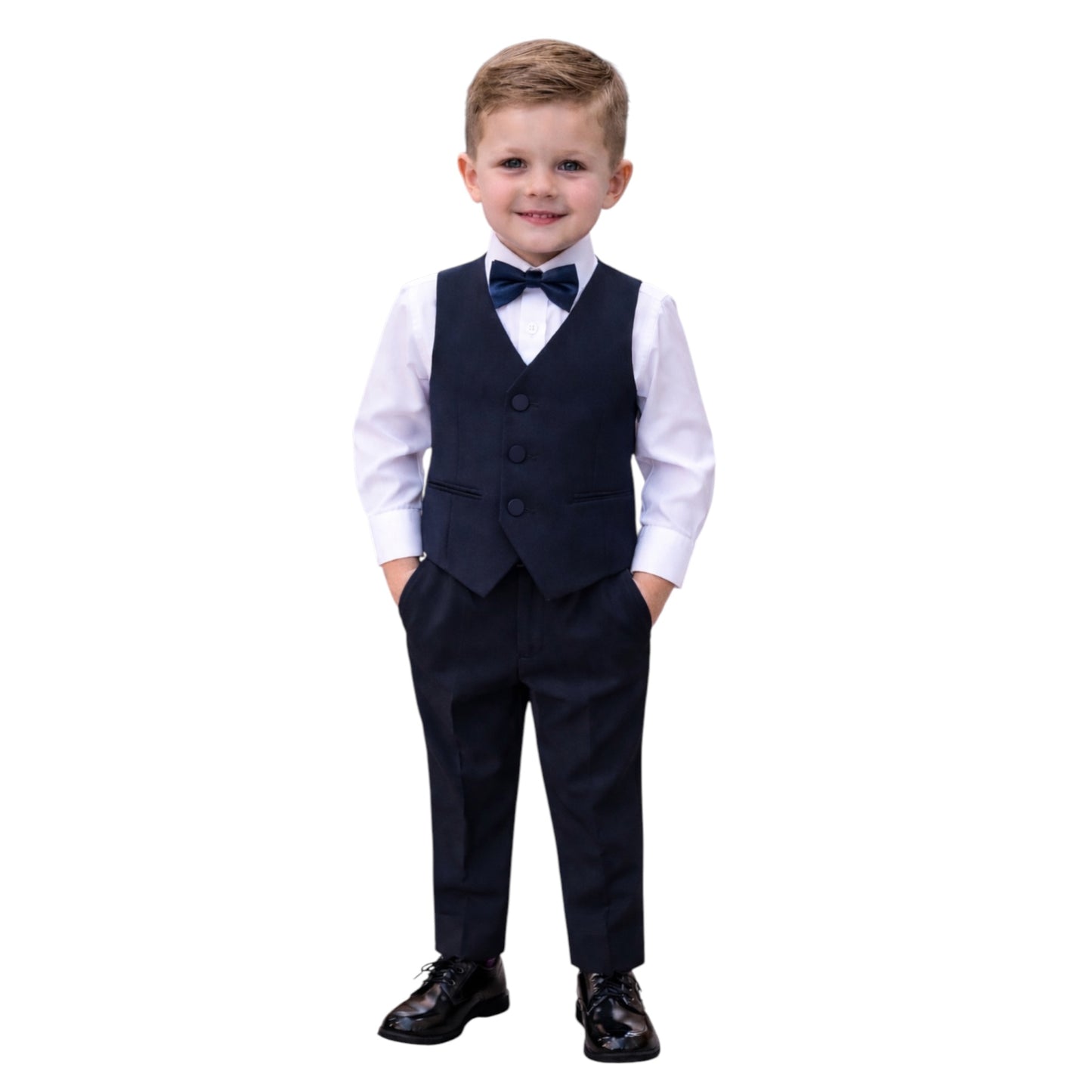 Kids Full Suit - Royal Blue  Sparkly Jacket, Vest, and Pants
