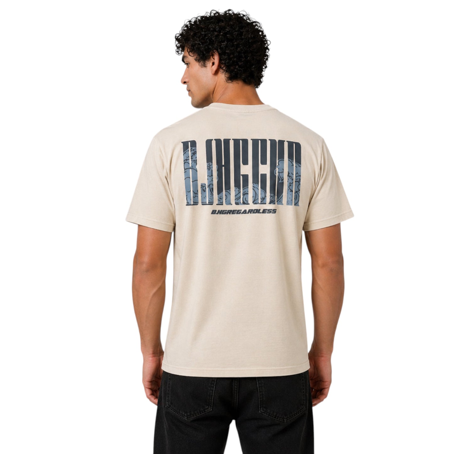 Comfortable  Summer T-Shirt- Tan