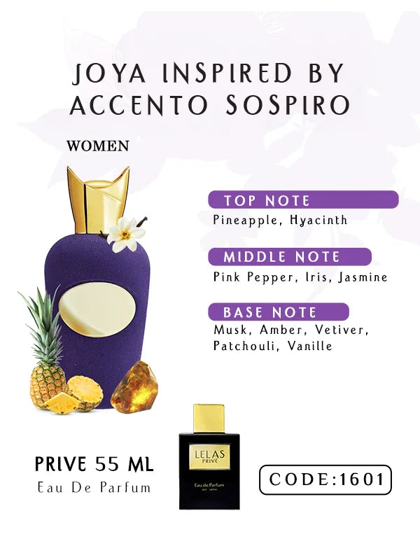 Prive - Joya Inspired By Accento Sospiro- EDP –  55ML