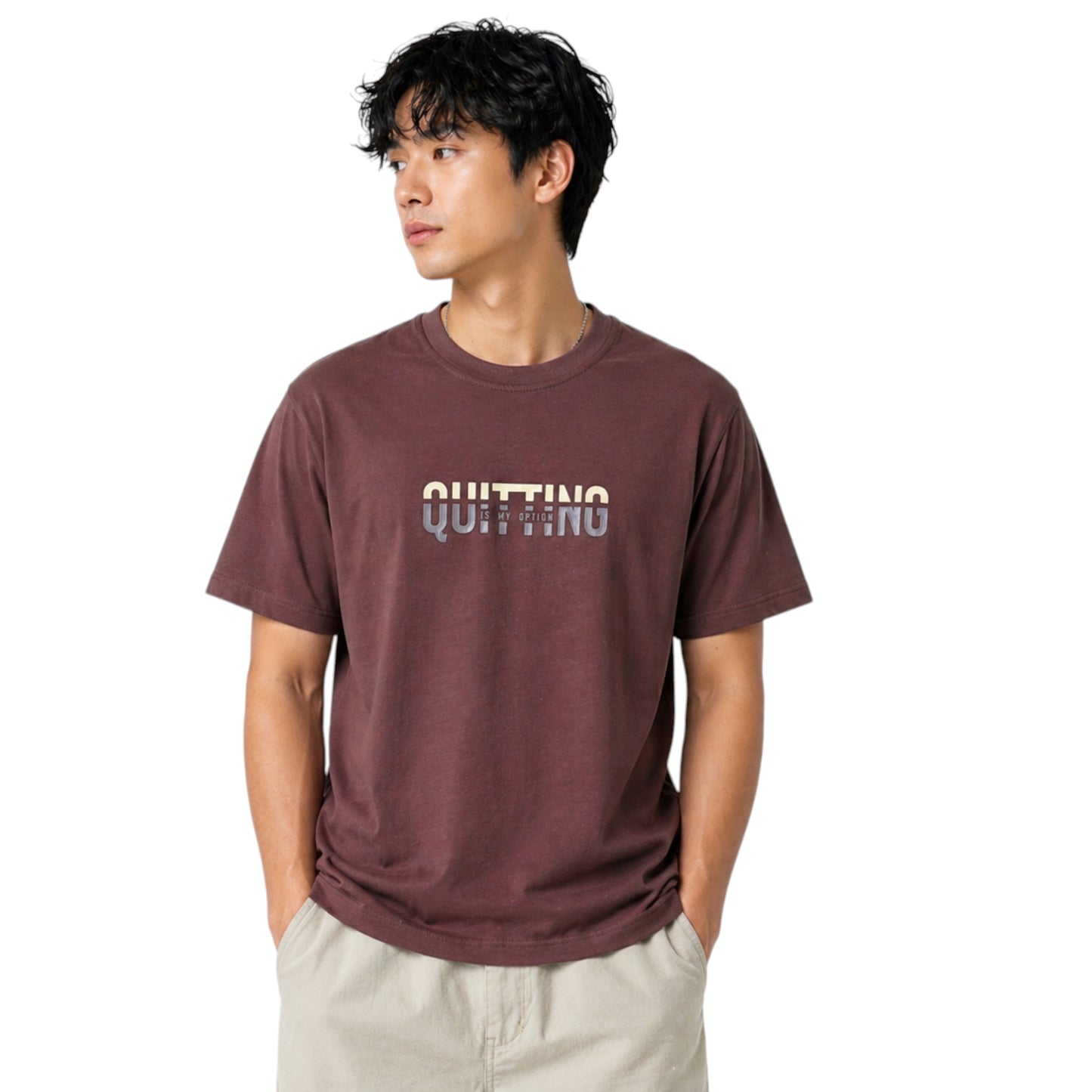 Light Summer T-Shirt- Brown Q
