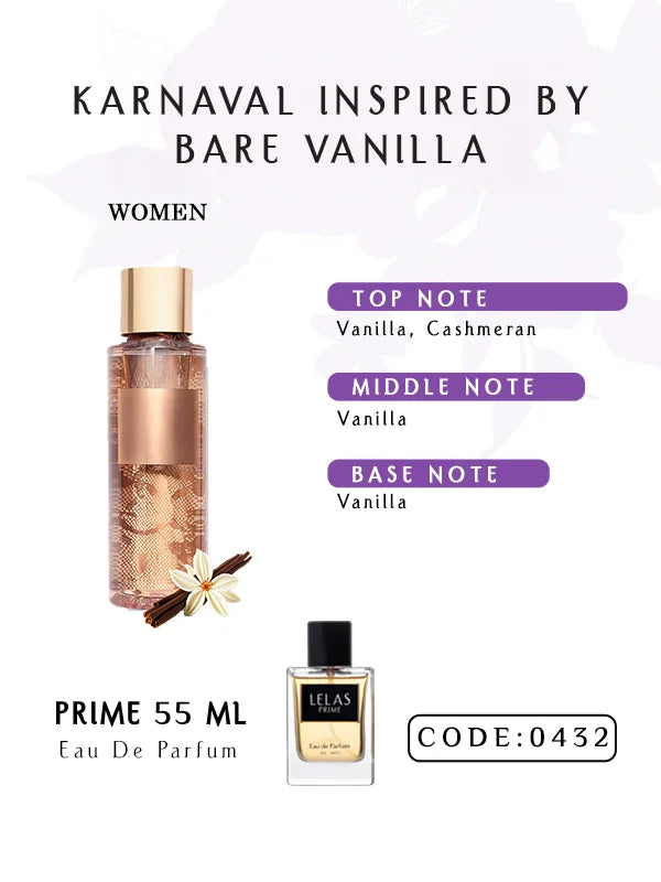 Prime - Karnaval Inspired By Bare Vanilla– EDP –  55ML