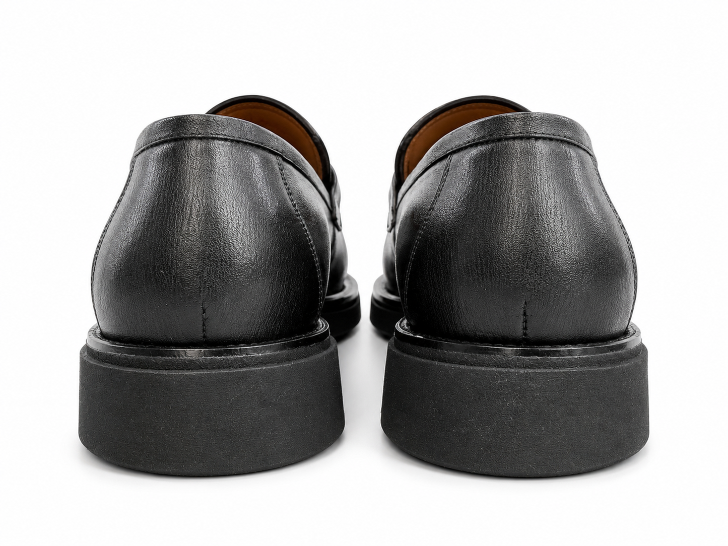 Premium Turkish Leather -  Black  IF. Shoes with Chrome Hardware- 2904
