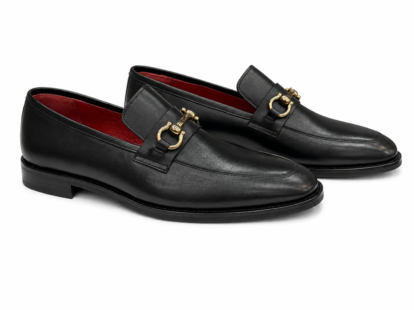 Black Istanbul Fashion by Raad Matte  With Unique Detailed Leather- 7777