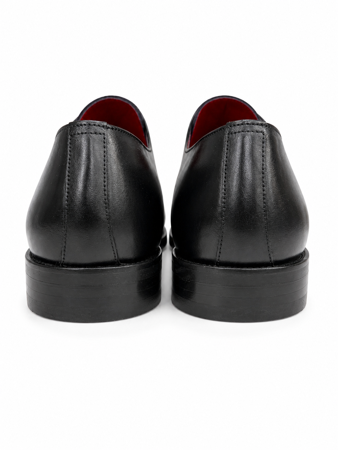 Black Istanbul Fashion by Raad Red Bottom Shoes With Combination of Mat and Glossy Finish-603