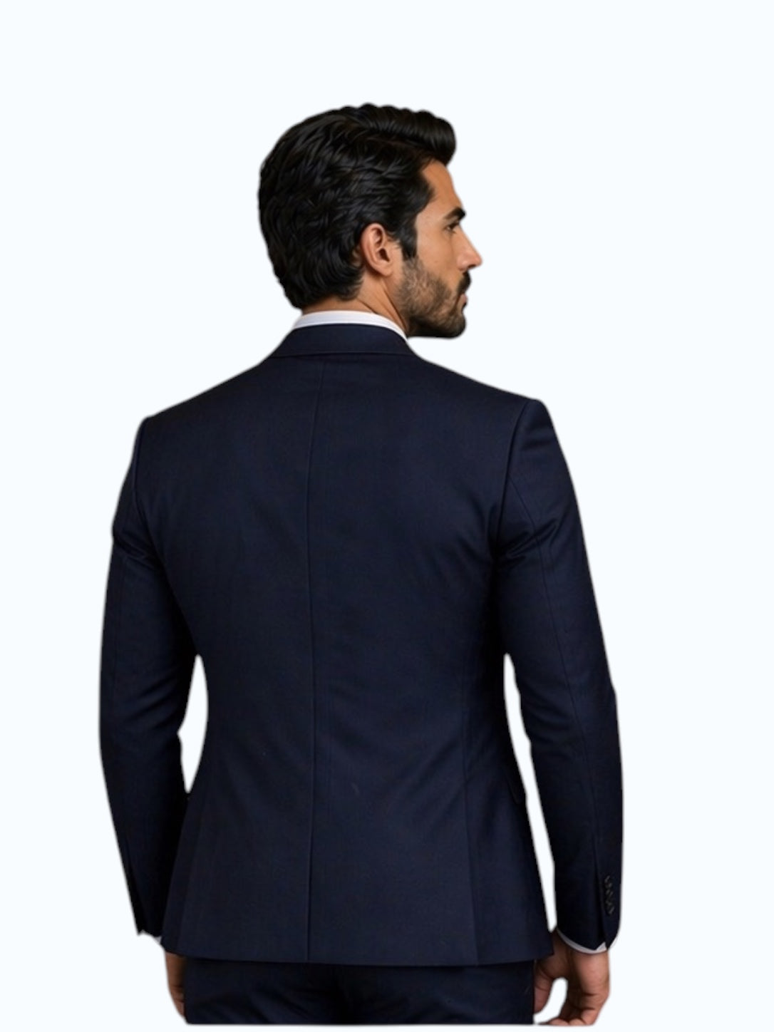 Classy 3 Pieces Suit -Navy