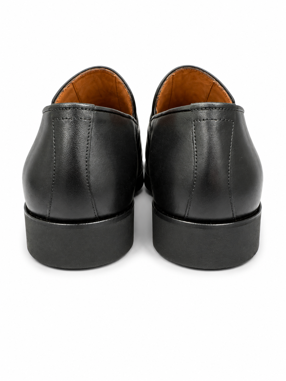 Premium Turkish Leather -  Black with Silver Hardware  IF. Shoes - 2118