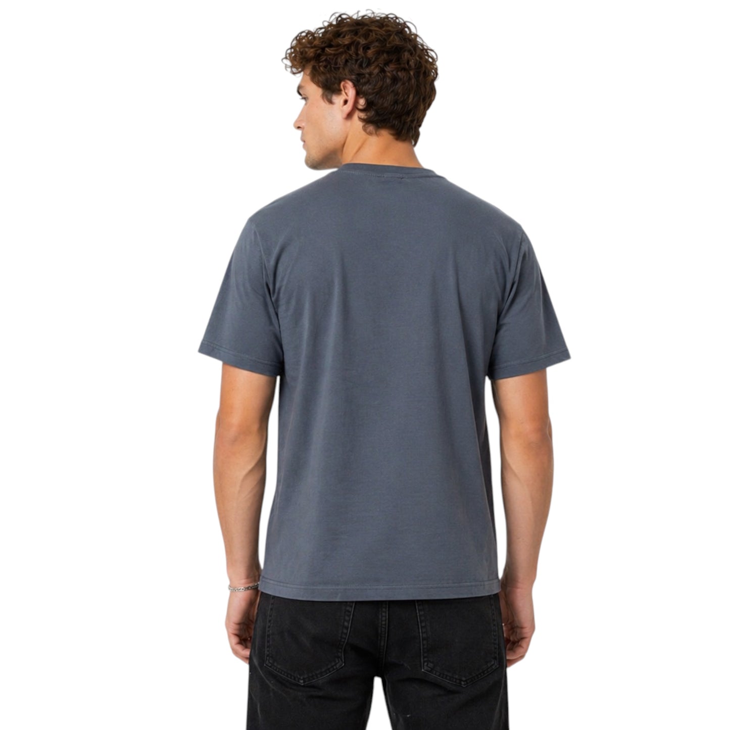 Light Summer T-Shirt- Graphic Charcoal Gray