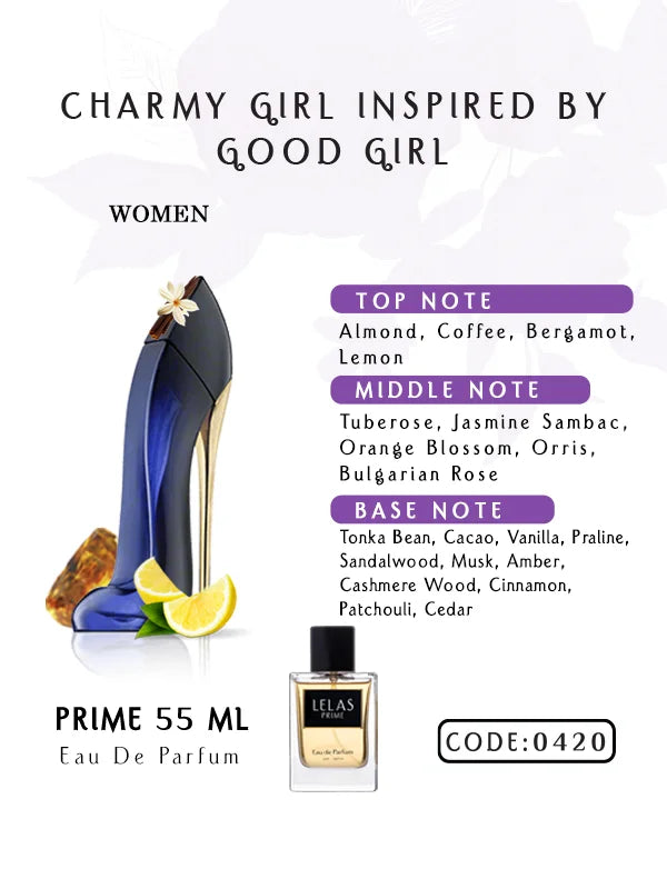 Prime - Charmy Girl Inspired By Good Girl – EDP –  55ML