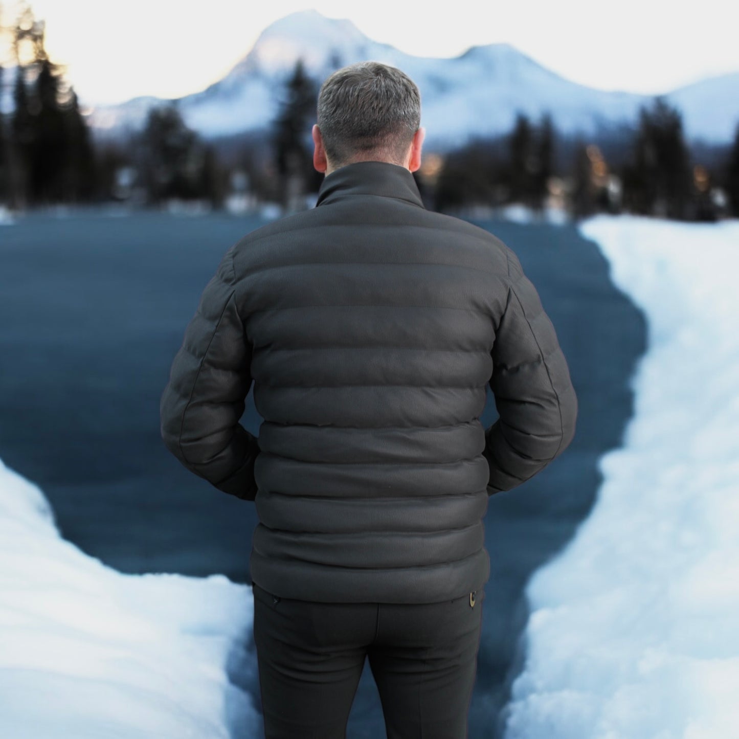 Luxury Puffy -Black -Winter Jacket with Detachable Hat