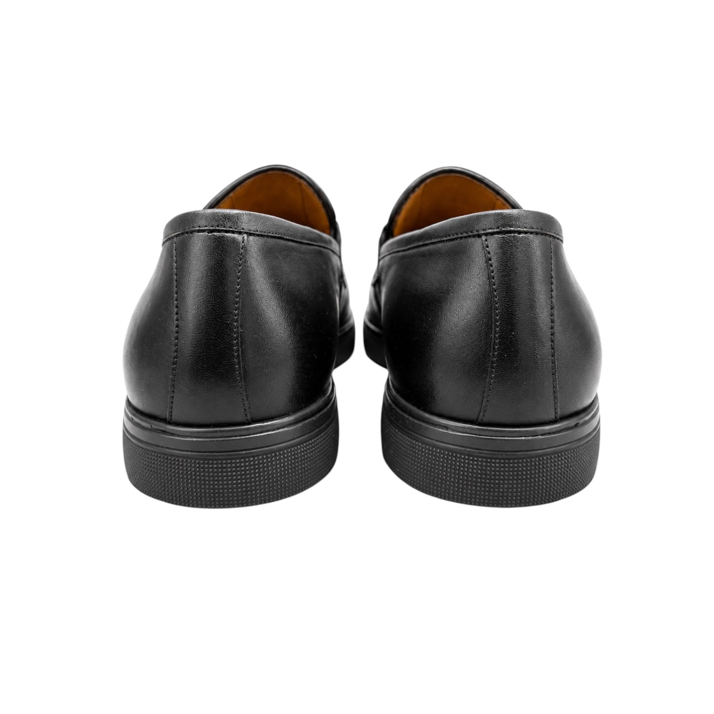 Premium Turkish Leather -  Black IF. Shoes with Black Hardware- 8073