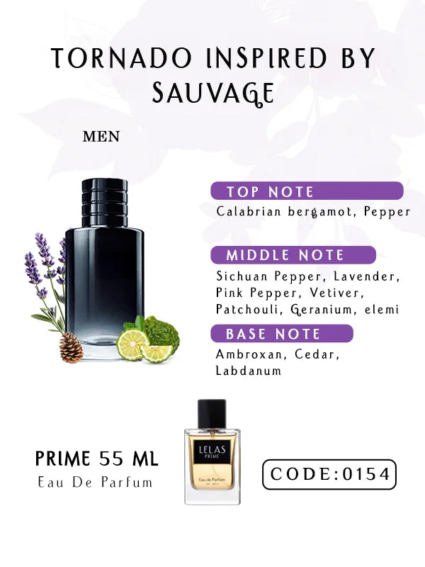 Prime - Tornado Inspired By Sauvage – EDP –  55ML