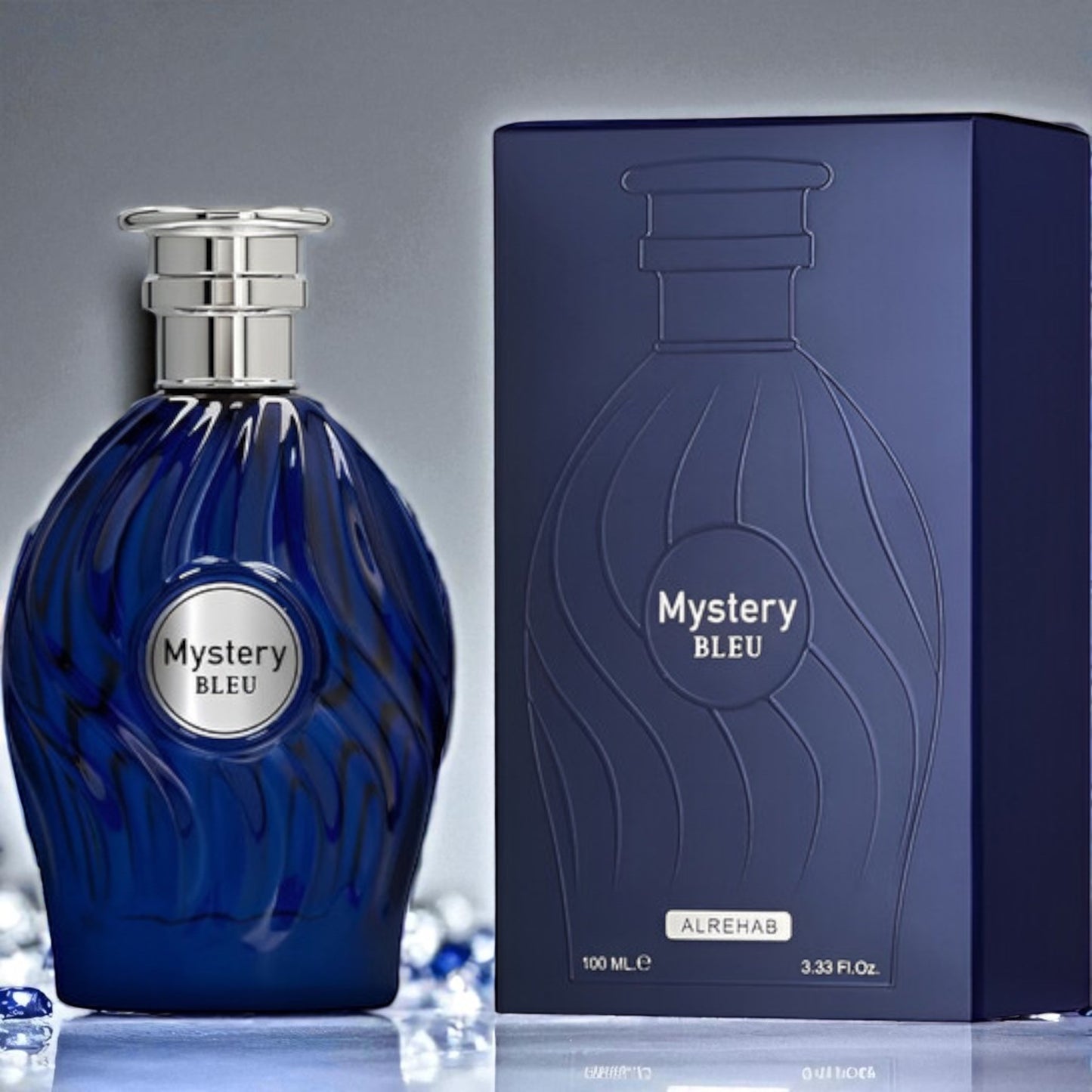 MYSTERY BLEU EAU DE PARFUM FOR MEN BY AL-REHAB - 3.4 oz / 100 ml Eau de Parfum