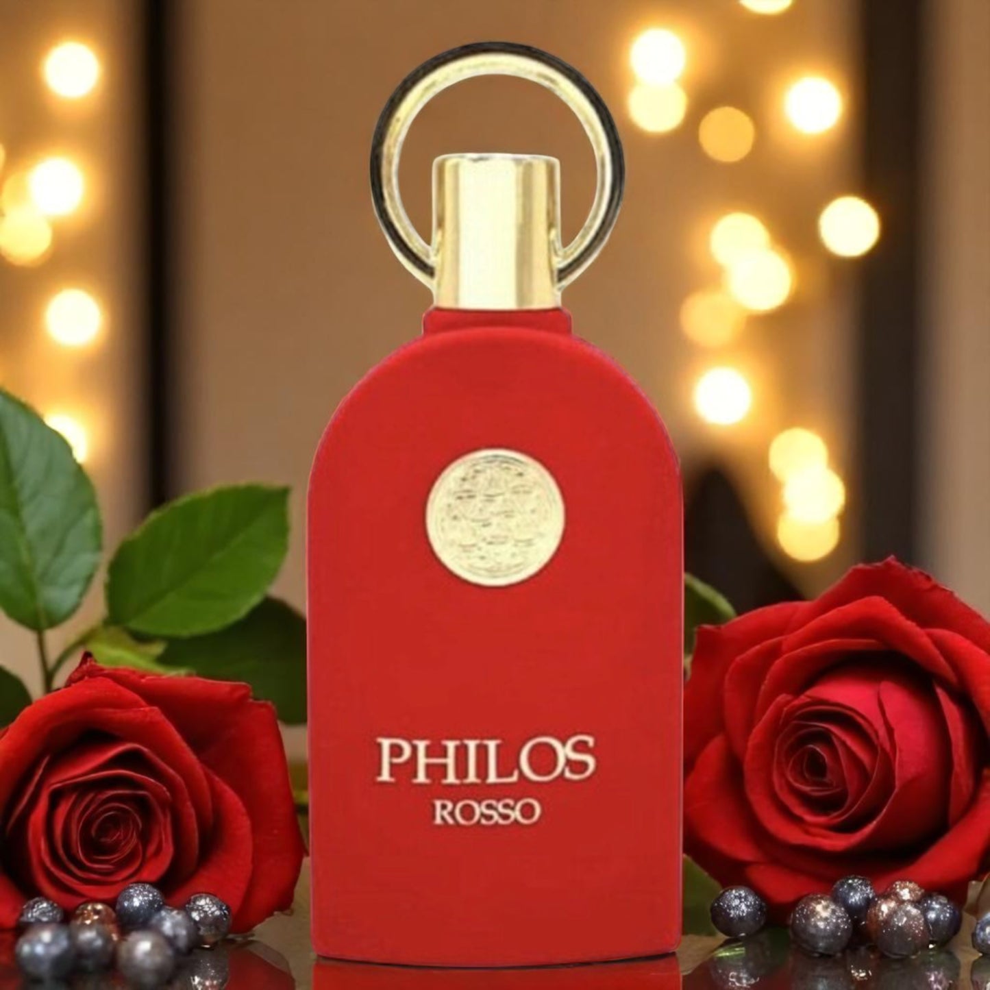 MAISON ALHAMBRA PHILOS ROSSO U FOR UNISEX |EDP-100ML/3.4OZ