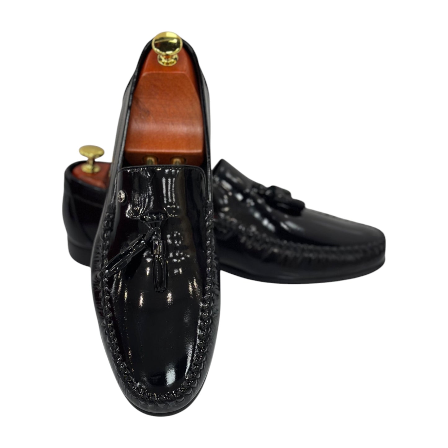 Black Slip On -Shiny Finish-Black Details-2574