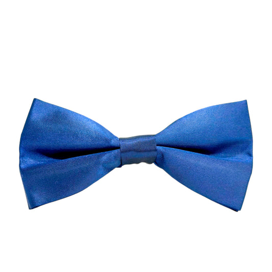 Navy Blue Bow Tie with Adjustable Strap Silky