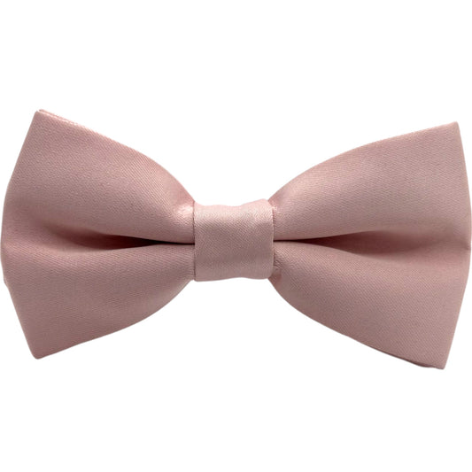 Satin Light Dusty Pink Tie with Adjustable Strap