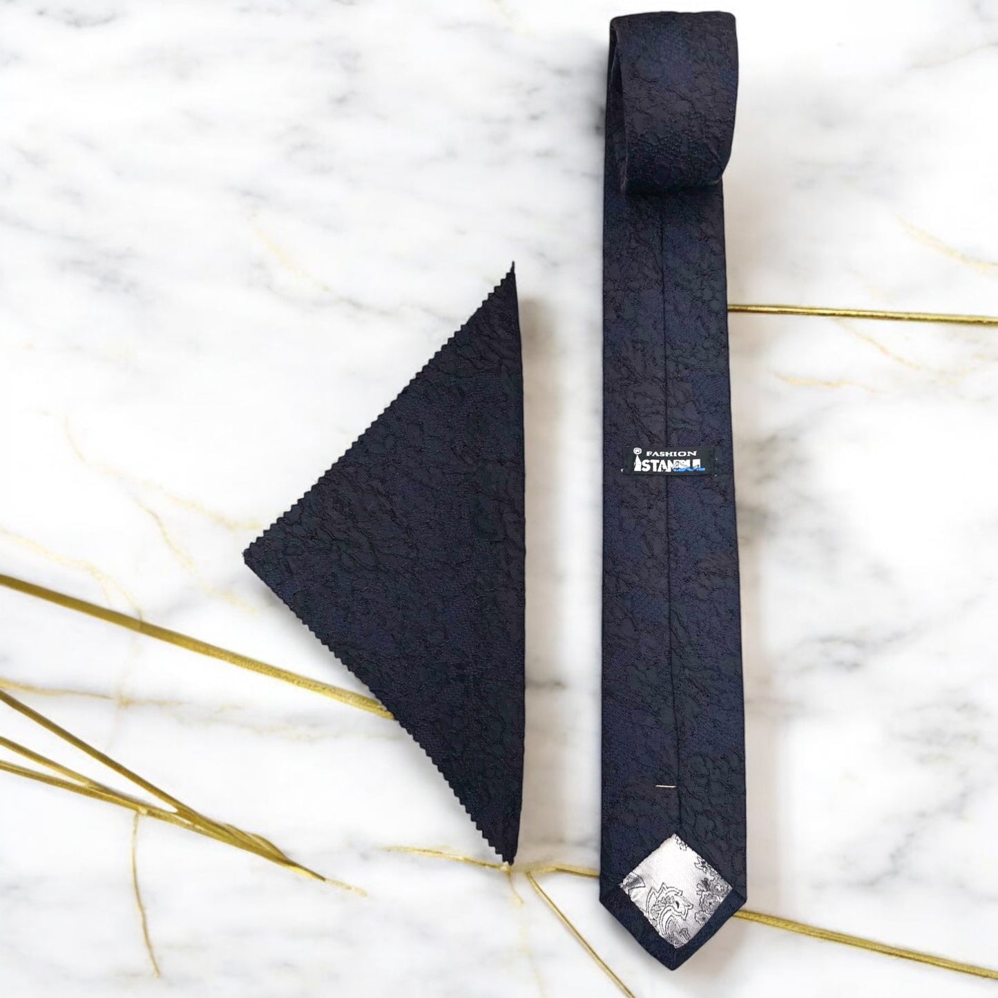 3D Pattern Flowers - Istanbul Fashion Tie - Classic Wide