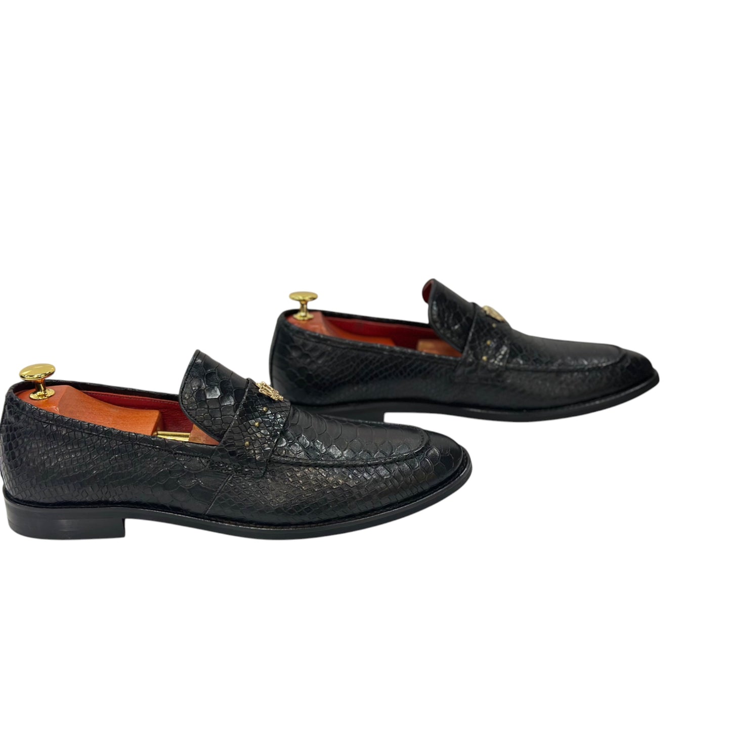 Black Istanbul Fashion by Raad Red Bottom Shoes With Maserati Logo-1997