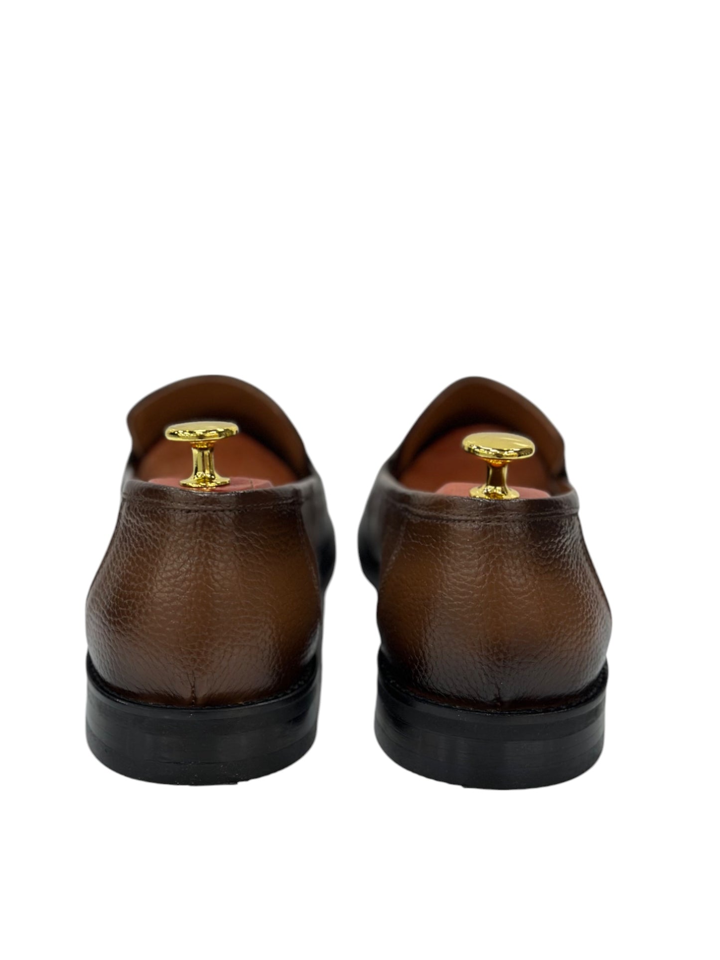 Brown Istanbul Fashion by Raad Red Bottom Leather Shoes-3045