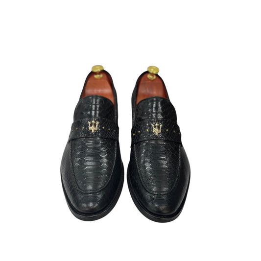 Black Istanbul Fashion by Raad Red Bottom Shoes With Maserati Logo-1997