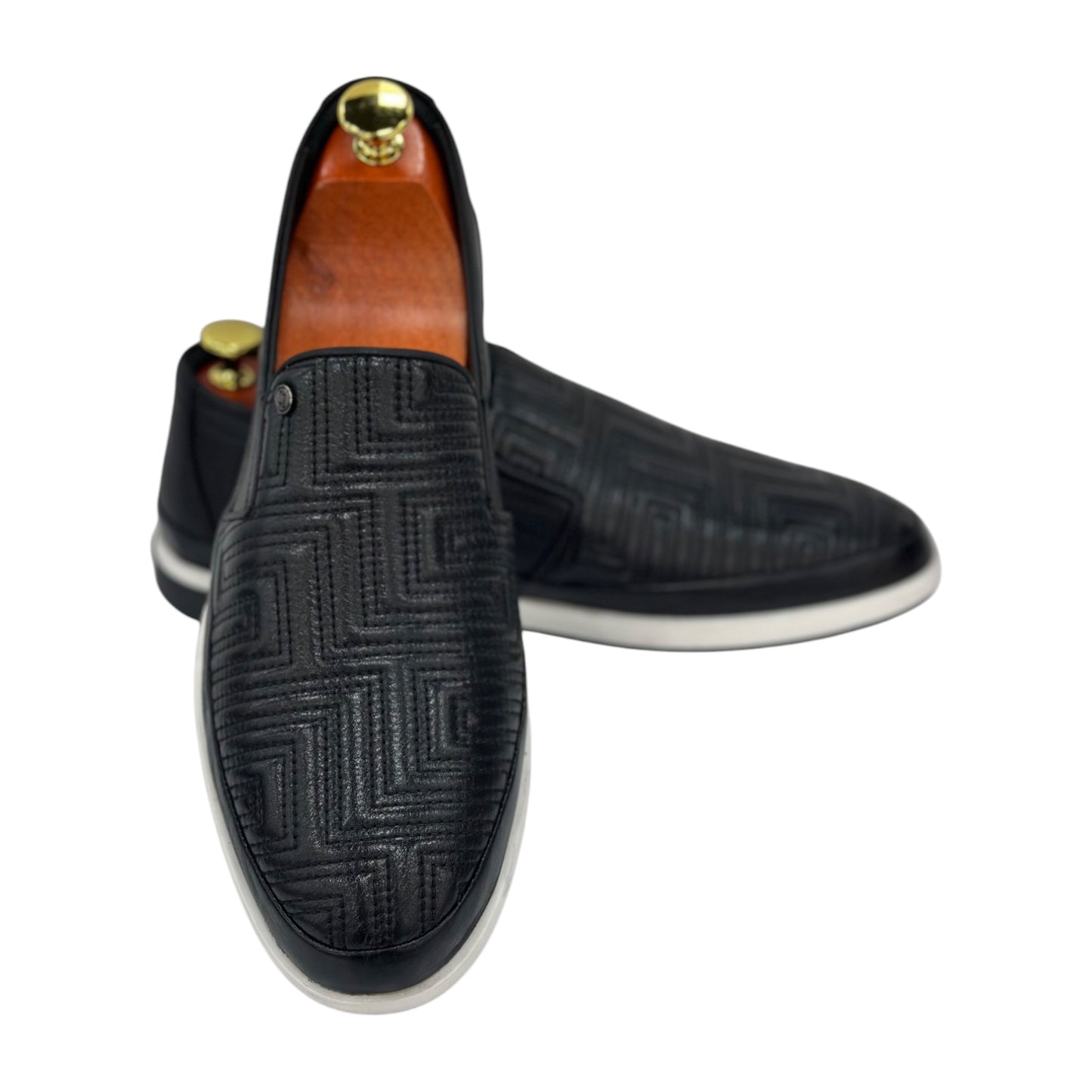 Black-Shiny Finish-Luxury Design  and exterior Real Leather-165 1944-1